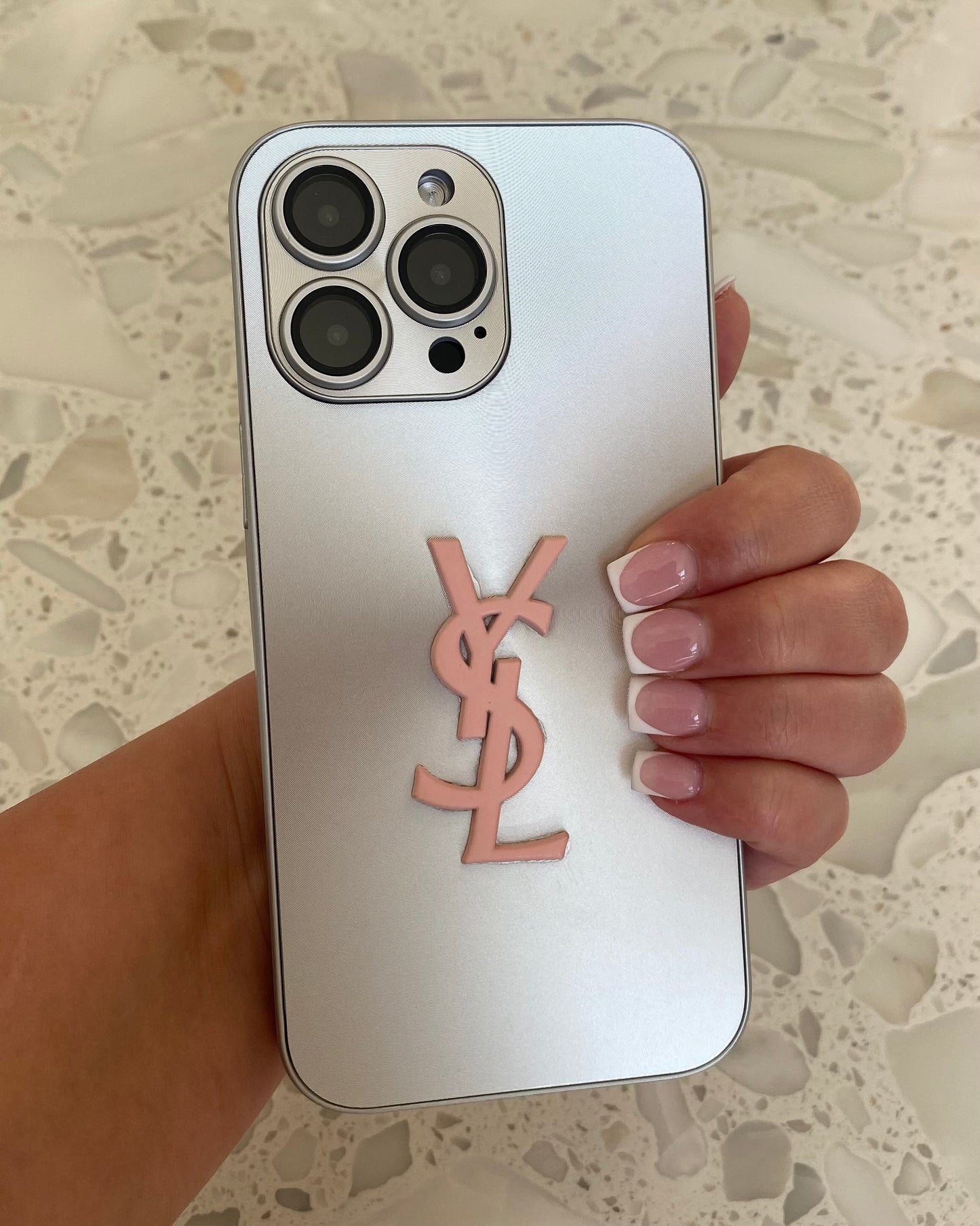 Silver & Pink Chrome